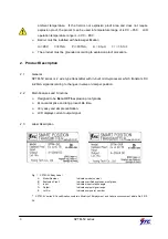 Предварительный просмотр 4 страницы Ytc SPTM-5R12 Product Manual