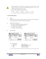 Предварительный просмотр 4 страницы Ytc SPTM-5VL Product Manual