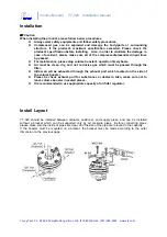 Ytc YT-320 Installation Manual предпросмотр