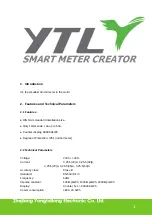 Предварительный просмотр 2 страницы YTL D111031-01 User Manual