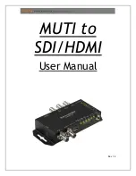 Предварительный просмотр 1 страницы YUAN High-Tech Multi to SDI/HDMI User Manual