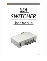 Предварительный просмотр 1 страницы Yuan SDI SWITCHER User Manual