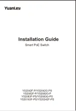 YUANLEY YS2042F-P Installation Manual предпросмотр