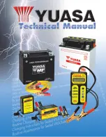 Yuasa SmartShot Automatic 12V 1.5 Amp 5 Stage Technical Manual preview