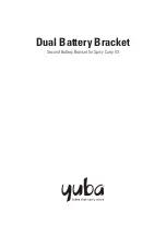 Yuba Dual Battery Bracket Instructions Manual предпросмотр