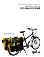 Предварительный просмотр 1 страницы Yuba Mundo Cargo Owner'S Manual