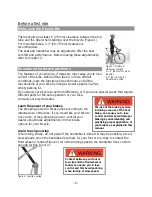 Preview for 6 page of Yuba Singlespeed - 6-speed Owner'S Manual