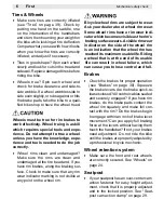 Предварительный просмотр 12 страницы Yuba SPUCY CURRY Owner'S Manual