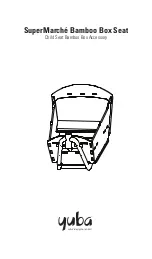 Yuba SuperMarche Bamboo Box Seat Instructions Manual предпросмотр