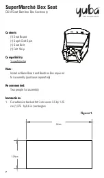 Предварительный просмотр 2 страницы Yuba SuperMarche Bamboo Box Seat Instructions Manual