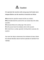 Preview for 2 page of Yuchai YC08-8 Operation And Maintenance Manual