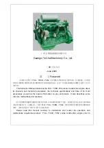 Preview for 2 page of Yuchai YC6A Series Operation & Maintenance Manual