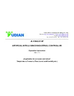 Yudian AI-518 Operation Instruction Manual preview