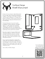 Yuel Beast Designs Motif Monument Assembly Instructions Manual preview