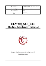 YUGE CLM920 NC3 Hardware Manual предпросмотр