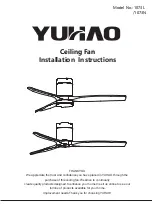 YUHAO 1073L Installation Instructions Manual предпросмотр