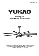 Предварительный просмотр 1 страницы YUHAO 1163 Installation Instructions Manual