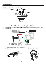 Preview for 10 page of YUHAO Retractable ceiling fan with lights Installation Instructions Manual