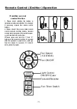 Preview for 12 page of YUHAO Retractable ceiling fan with lights Installation Instructions Manual