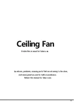 Preview for 16 page of YUHAO Retractable ceiling fan with lights Installation Instructions Manual