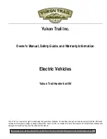 Yukon Trail Hunter 4x4 EV Owner'S Manual, Safety Manual, And Warranty Information preview