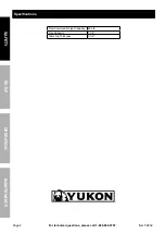 Preview for 4 page of Yukon 58832 Owner'S Manual & Safety Instructions