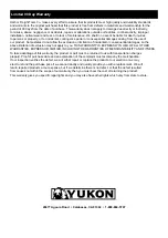 Preview for 8 page of Yukon 62587 Owner'S Manual & Safety Instructions