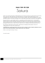 Preview for 3 page of Yum Asia Sakura Manual