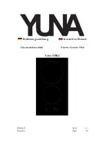 yuna Calor EBK2 Instruction Manual preview