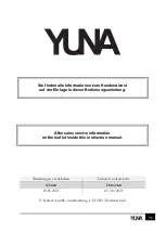 Предварительный просмотр 96 страницы yuna FEDORA EKG275 Instruction Manual