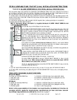 Preview for 6 page of Yunca Gas ALLURE Installation, Operation, Maintenance & Warranty Information