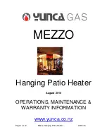 Yunca Gas MEZZO Operations, Maintenance & Warranty Information preview
