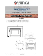 Yunca Heating XANDER INSERT Installation Manual preview