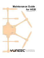 YUNEEC H520 Maintenance Manual preview