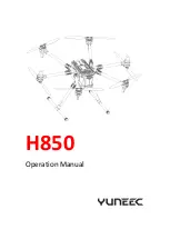 Preview for 1 page of YUNEEC H850 Operation Manual