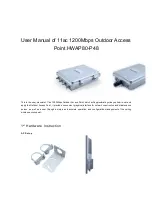 Yunlink HWAP80-P48 User Manual preview