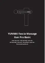 Yunmai Fascial Gun Pro Basic User Manual preview