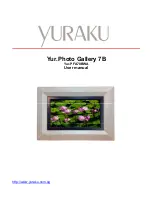 YURAKU Yur.Photo Gallery 7B User Manual preview