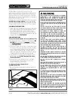 Preview for 2 page of Yutrax TX105 Operator'S Manual