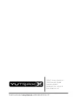 Preview for 8 page of Yutrax TX105 Operator'S Manual