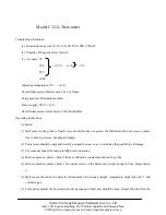 Preview for 1 page of Yuxiang CT-5A Instruction Manual