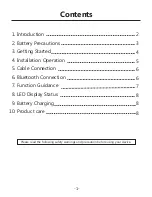 Preview for 2 page of Yuxinxin Electronics YU-BT901 User Manual