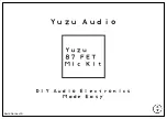 Yuzu Audio 87 FET Mic Kit Manual preview