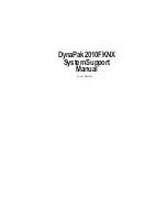 YZ Systems DynaPak 2010FKNX Manual preview