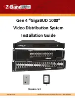 Z-Band video Gen 4 "GigaBUD 1000" Installation Manual preview