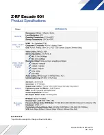 Preview for 5 page of Z-Band Z-RF Encode 001 User Manual And Installation Manual