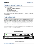 Предварительный просмотр 4 страницы Z-Band ZBT0100050 User Manual And Installation Manual