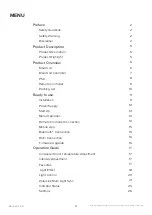 Preview for 3 page of Z-CAM ZOLAR Toliman 30C User Manual