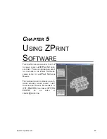 Предварительный просмотр 45 страницы Z Corporation ZPrinter 310 User Manual