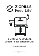 Z GRILLS Feed Life ZPG-700E-XL Owner'S Manual предпросмотр